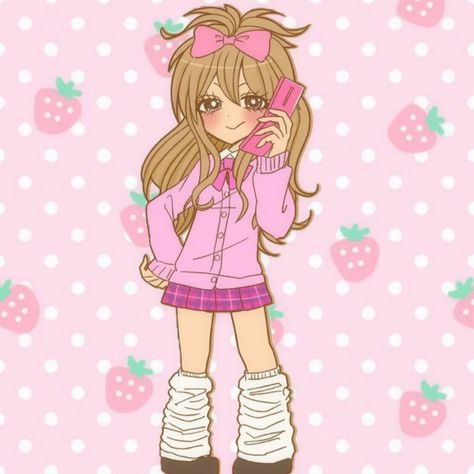 Kogal Gyaru Pfp, Gyaru Art Style, Gyaru Girl Drawing, Gyaru Wallpaper Ipad, Gyaru Art Oc, Gyaru Anime Character, Crazy Person Drawing, Gyaru Character Design, Kogal Gyaru Outfit