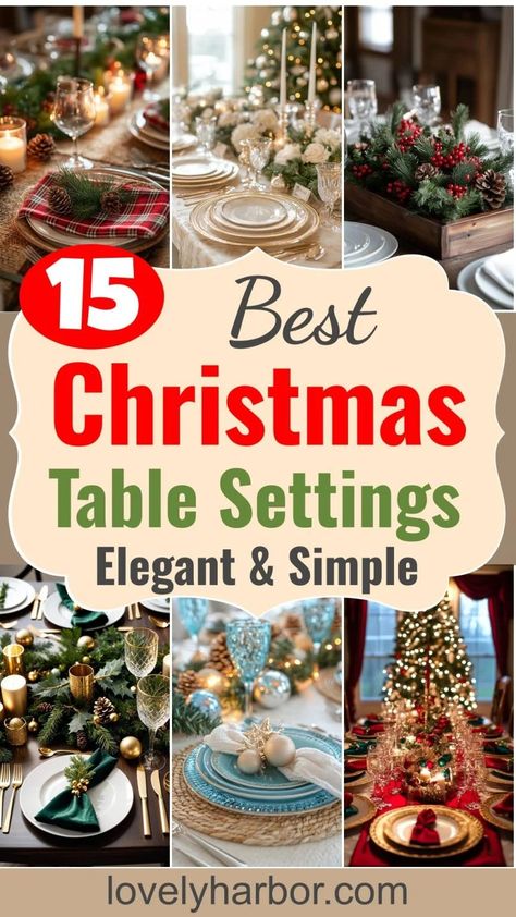 15 Elegant Christmas Table Settings for Stunning Holiday Dining (Simple) 2 Table Setting For Christmas Dinner Decorating Ideas, Christmas Theme Table Ideas, Christmas Dining Room Table Decor Ideas, Christmas Table Scapes Ideas Holidays, Christmas Table Place Settings, Mixer Cover Pattern, Feng Shui Dining Room, Christmas Table Settings Elegant, Kitchen Aid Mixer Cover