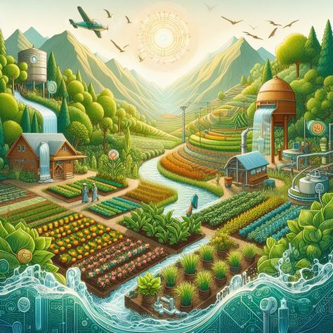 Best Practices for Water Conservation in Permaculture Farming: A Useful Guide Conservation Of Water, Elevated Beds, Permaculture Farming, Plant Beds, Agriculture Design, Soil And Water Conservation, Benefits Of Nature, Soil Erosion, Water Scarcity