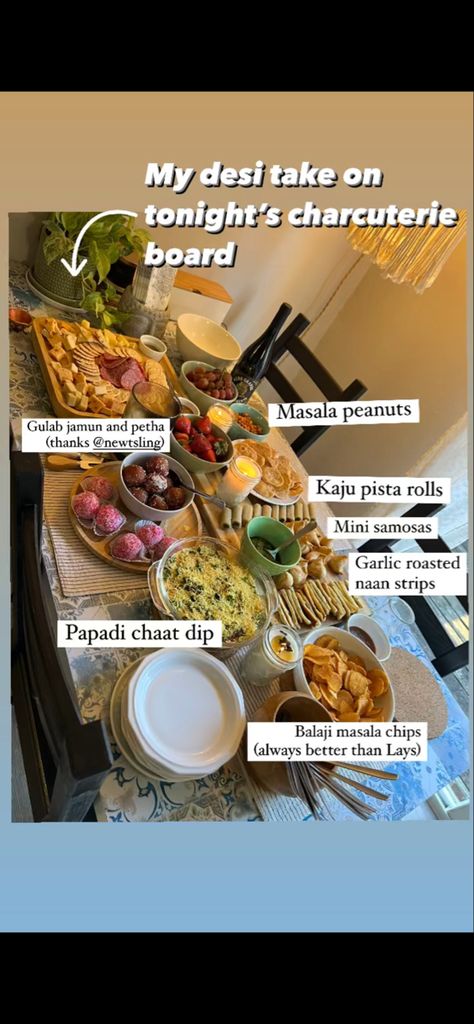 Indian Party Food Platters, Diwali Charcuterie Board Ideas, Indian Cheese Board, Indian Snack Board, Diwali Charcuterie Board, Indian Charcuterie Board, Game Night Snacks, Vegetarian Party, Vegetarian Party Food