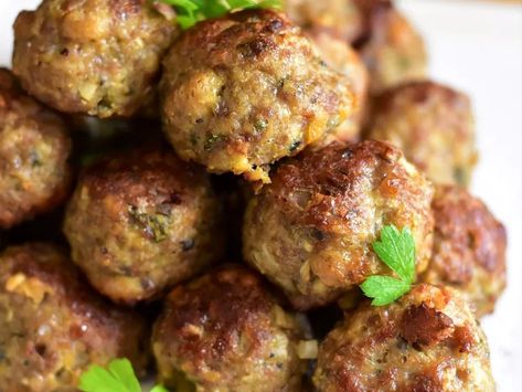 Margaret's Keftedes (Greek Meatballs) Recipe Keftedes Recipe, Greek Meatballs Recipe, Greek Meatballs, Tasty Meatballs, Ground Beef Dishes, Greek Flavors, Homecooked Meals, Greek Dishes, Lamb Recipes