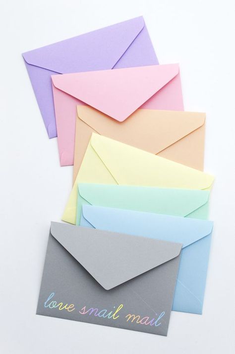 Top 20 Paper Envelope Tutorials and Printable Templates | The Crafty Blog Stalker Mini Envelopes Template, Envelope Tutorial, Envelope Templates, Printable Envelope, Diy Envelope, Buku Skrap, Seni Origami, Cute School Supplies, Envelope Template