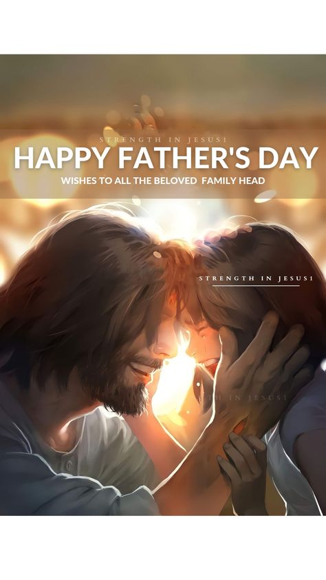 Happy Father's Day Jesus Christ, Happy Fathers Day Jesus, Jesus Daughter, Jesus Smiling, Happy Father's Day Wishes, Inspirational Uplifting Quotes, Christian Cartoons, Fathers Day Wishes, Jesus Is Alive