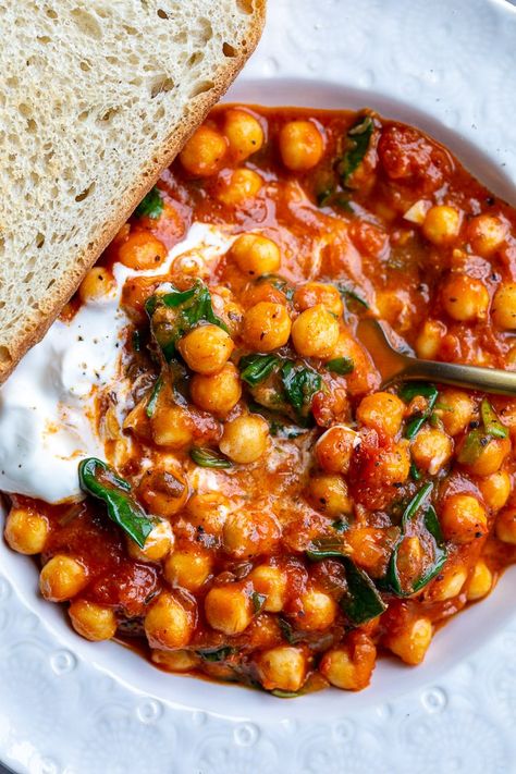 Brisket Braised Chickpeas, Beans And Chickpea Recipe, Tomato Chickpea Stew, Hot Chickpea Recipes, Garlic Chickpea Recipes, Chickpea Skillet Recipes, Cheakpeas Soup Recipes, Cheekpeas Recipes, Quick Chickpea Recipes