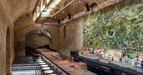 The Krypt.Bar Is Located In A Late 18th Century Cellar In Vienna That's 39 Feet Underground Underground Bar, Hidden Lighting, Bar Design Awards, Bar Interior, Jazz Club, Bar Design Restaurant, Commercial Interior Design, Vintage Bar, Architecture Firm