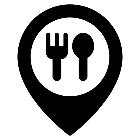 Icon Reference, Pi Design, Restaurant Icon, Marker Icon, Map Marker, Food And Restaurant, Web Fonts, Model Inspo, Png Icons