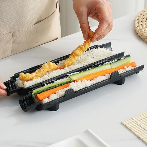 Rolled Rice, Sushi Bazooka, Homemade Sushi Rolls, Sushi Roller, Cooking Sushi, Sushi Kit, Rice Mold, Sushi Mat, Rice Maker