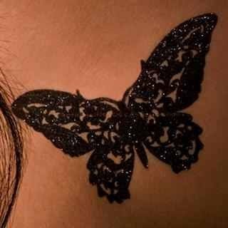 http://tattoomagz.com/summer-butterflies-tattoo/black-butterfly-tattoo-2/ Lace Butterfly Tattoo, A Butterfly Tattoo, Black Butterfly Tattoo, Tattoo Butterfly, Butterfly Lace, Lace Tattoo, Butterfly Tattoo Designs, Up Tattoos, Dream Tattoos