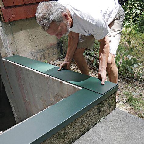 Replacing a Basement Door - Fine Homebuilding Bilco Doors Makeover, Cellar Stairs, Cellar Door Ideas, Basement Laundry Room Makeover, Back Porch Patio, Bulkhead Doors, Bilco Doors, Basement Door, Cellar Doors