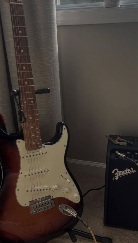 Fender Guitars Aesthetic, Stratocaster Guitar Aesthetic, Fender Guitar Aesthetic, Fender Stratocaster Aesthetic, Rebzyyx Aesthetic, Eletric Gutair Aesthetic, Stratocaster Aesthetic, Eletric Gutair, Aesthetic Musician