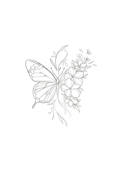 Eagle Wing Tattoos, Jasmine Tattoo, Traditional Tattoo Stencils, Feminine Shoulder Tattoos, Cute Halloween Tattoos, Borboleta Tattoo, Butterfly With Flowers Tattoo, Believe Tattoos, Animal Tattoo Ideas