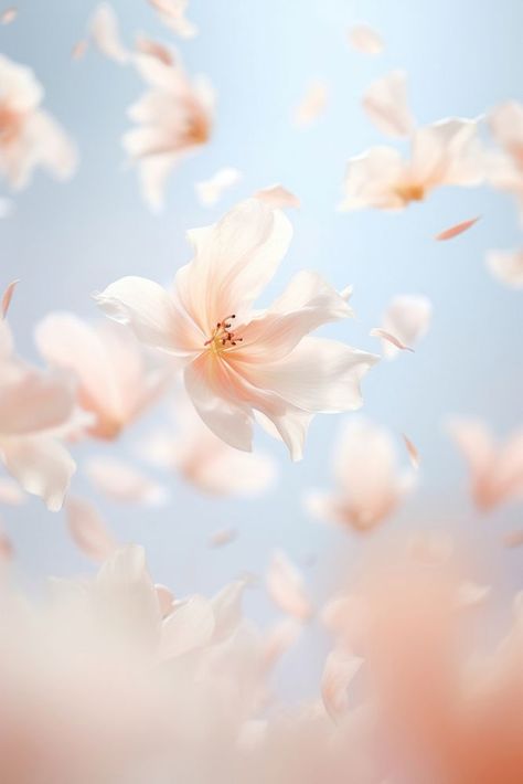 Flower Falling, Petals Background, Petals Falling, Flower Cherry Blossom, Falling Petals, Falling Flowers, Freesia Flowers, Cherry Blossom Petals, Mixed Reality