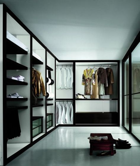 walk in closet Dressing Room Closet, Walking Closet, White Closet, Walk In Closet Design, Attic Design, Modern Closet, Attic Bathroom, Attic Apartment, Closet Decor