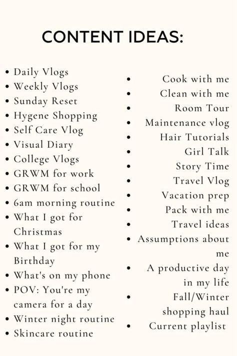 Content Topic Ideas, How To Plan Content For Instagram, Good Content For Instagram, Aesthetic Voicemail Ideas, Content Creation Ideas Social Media, Instagram Channel Ideas, Planning Instagram Content, Content Creator Video Ideas, How To Start Content Creating On Instagram