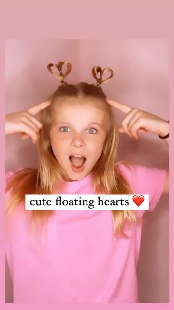 Heart Hairstyle Tutorial, Heart Hairstyle, A Cute Hairstyle, Heart Braid, Cute Hairstyle, Braided Ponytail Hairstyles, Hearts Girl, Half Updo, Heart Hair