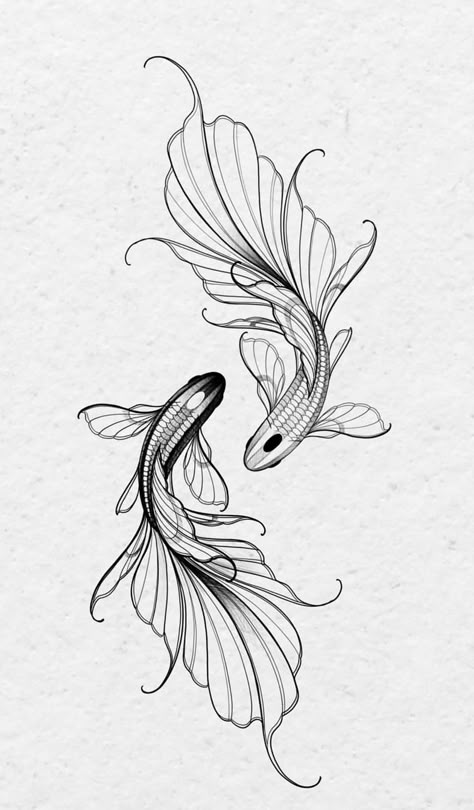 Beta Fish Drawing, Tattoos For Baby, Betta Tattoo, Tattoos For Arm, Pez Koi Tattoo, Japanese Fish Tattoo, Hand Palm Tattoos, Betta Fish Tattoo, Greece Tattoo