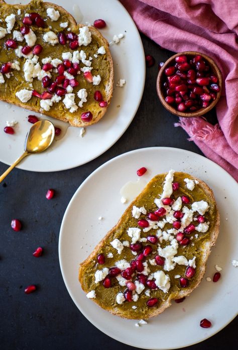 Pistachio Butter and Goat Cheese Toast - Leisure Fan Club Pistachio Butter Toast, Pistachio Butter Uses, Goat Cheese Toast, Brunch Sandwiches, Brunch At Home, Butter Toast, Butter Sandwich, Weekday Breakfast, Pistachio Butter