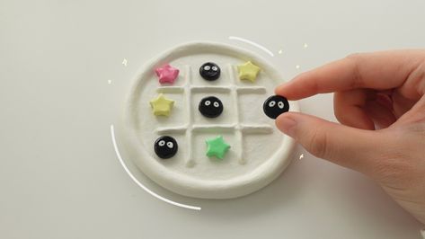 Air Dry Clay Projects Studio Ghibli, Small Things To Make With Clay Easy, Gifts Out Of Clay, Idea With Clay, Cute Airdryclay Ideas, Coaster Air Dry Clay, Air Dry Clay Small Ideas, Easy Clay Crafts Air Dry, Cute Magnets Diy