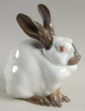 Royal Copenhagen, Royal Copenhagen Figurine - Page 1 | Replacements, Ltd. Rabbit Black, Rabbit Artwork, Rabbit Breeds, Rabbit Sculpture, Figurine Collection, Black Nose, Rabbit Decor, Ceramics Pottery Art, Funny Bunnies