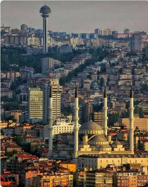 Ankara City, Turkish Architecture, Turkey Ankara, Travel To Turkey, Ankara Turkey, Urban Architecture, Turkey Travel, London Art, Urban Photography