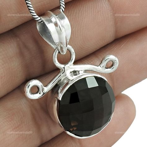 Smoky Quartz Pendant, Quartz Pendant, Smoky Quartz, Gemstone Pendant, 925 Sterling Silver, Sterling Silver, Gemstones, For Women, Pendant