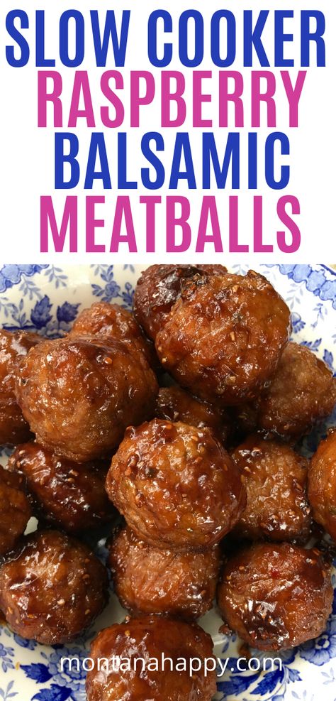 Balsamic Meatballs, Glazed Meatballs, Salsa Recipes, Slow Cooker Desserts, Autumn Recipes, Amazing Appetizers, Cooking Classy, Balsamic Glaze, Low Carb Recipes Dessert