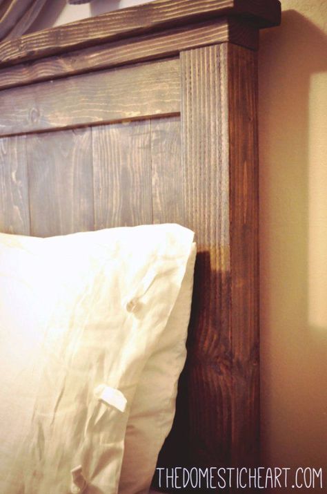 Diy Headboard Ideas, Diy Headboard Wooden, Pottery Barn Style, Headboard Curtains, Diy Headboard Upholstered, Headboard With Shelves, Pallet Headboard, Headboard Ideas, Pottery Barn Inspired