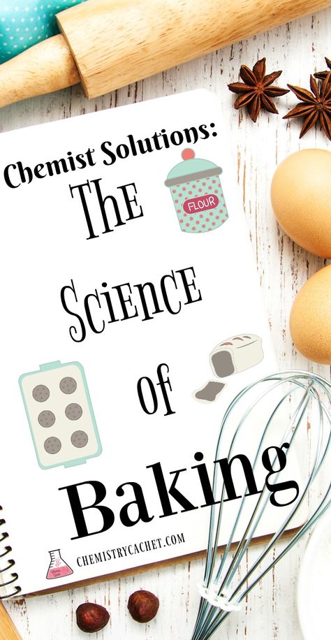 The science of baking is very intricate and precise. Stop by and see some fun facts, tips, and tricks to help you bake better! Science Of Baking, Home Bakery Business, Baking Secrets, Teaching Chemistry, Family And Consumer Science, Baking Science, Baking Hacks, Baking Basics, Baking Classes