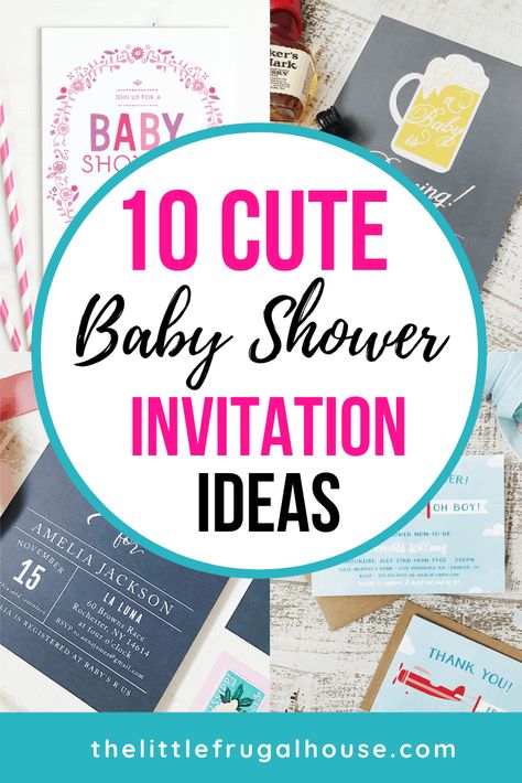 These cute baby shower invitation ideas are perfect for baby girl and baby boy showers! Use these cute baby shower invitations to plan your theme and party! Cricut Baby Shower Invitations, Baby Shower Invitations Ideas, Baby Shower Invites For Boys, Diy Baby Shower Invitations, Homemade Baby Shower Invitations, Baby Shower Invitation Ideas, Handmade Baby Shower Invitations, Cricut Baby Shower, Unique Baby Shower Invites