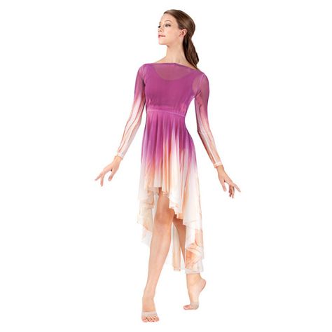 Adult Painted Long Sleeve Overdress ($35) ❤ liked on Polyvore featuring costumes, dance costume, adult halloween costumes, white halloween costumes, adult costume and white costume Praise Dance Outfits, Worship Dance Outfits, Worship Dress, Dance Class Outfit, Dance Garments, Dance Mom Shirts, Dance Costumes Lyrical, Pointe Shoe, Praise Dance