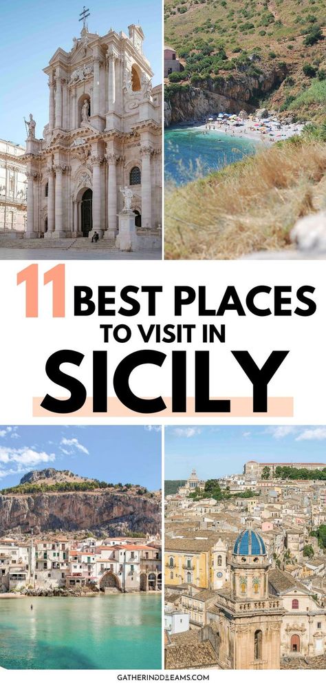 best places to visit in sicily Southern Italy Travel, Italy Trip Planning, Visit Sicily, Sicily Travel, Italy Travel Tips, Italy Travel Guide, Sicily Italy, Southern Italy, Visit Italy