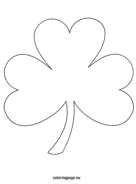 shamrock-coloring-page free from coloringpage.eu; lots of free shamrock coloring page shapes to print for all those shamrock crafts - just do an internet search for "shamrock coloring page" Shamrock Crafts, Shamrock Template, Shamrock Craft, Saint Patricks Day Art, March Crafts, St Patricks Crafts, St Patricks Day Crafts For Kids, St Patrick Day Activities, St Patrick's Day Decorations