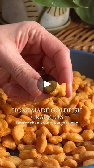 135K views · 2.6K reactions | HOMEMADE GOLDFISH for episode 7 of Better Than Store-Bought! Comment 'RECIPE' and I'll send the recipe straight to your DMs. 

#homemade #goldfish #diy | Crowded Kitchen | Crowded Kitchen · Original audio Better Than Store Bought, Homemade Goldfish, Homemade Goldfish Crackers, Food Preps, Comforting Food, Store Bought Snack, Crowded Kitchen, Homemade Cookbook, Goldfish Crackers