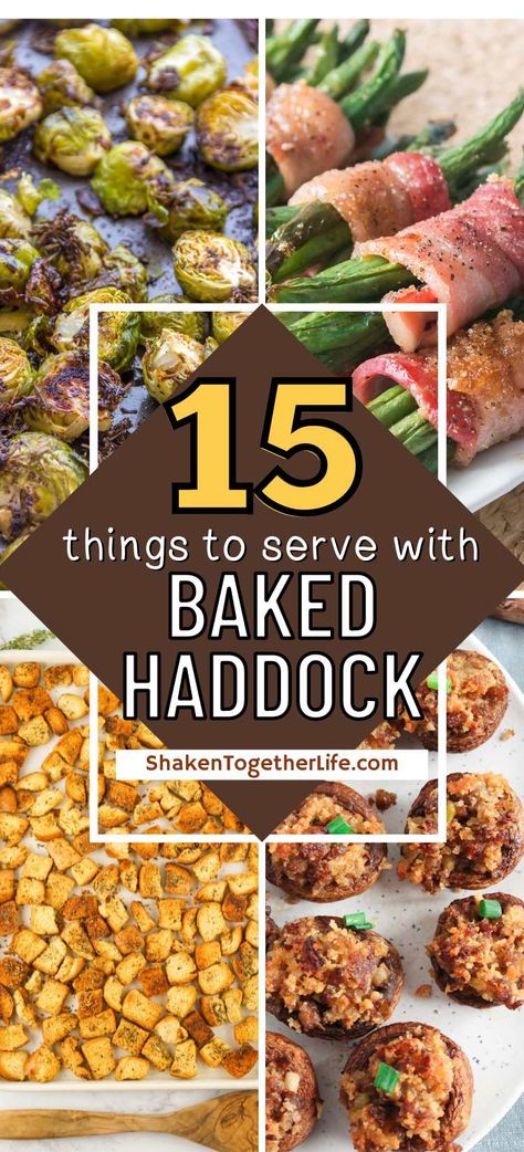 Stuffed Haddock, Baked Grouper, Side Dishes For Fish, Baked Haddock, Green Beans With Almonds, Light Side Dishes, Haddock Recipes, Light Summer Meals, Fish Recipes Baked