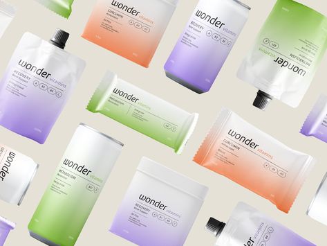 Wonder - Brand Identity Health Products Packaging, Vitamin Brands, Healthcare Branding, Medical Packaging, Supplements Packaging, Graphic Shapes Design, Modern Packaging, Cool Packaging, Cosmetic Design