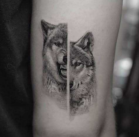 Back Tattoo Women Full, Wolf Girl Tattoos, Wolf Tattoo Forearm, Wolf Tattoos For Women, Small Wolf Tattoo, Wolf Tattoos Men, Wolf Tattoo Sleeve, Cool Chest Tattoos, Wolf Tattoo Design