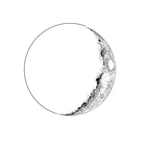 Moon Line Drawing, Moon Tattoo, New Tattoos, Moon, Celestial Bodies, Tattoos