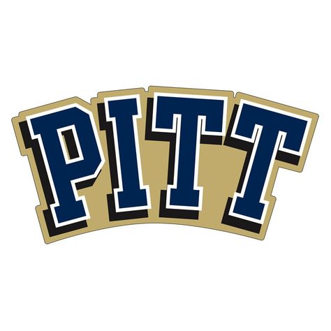 College Paintings, Pitt University, Pitt Football, Pittsburgh Pride, Pittsburgh Panthers, Sport Logo Design, Pitt Panthers, College Gear, Football Images