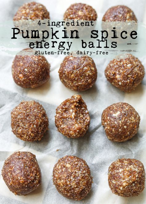 Paleo Pumpkin Energy Balls, Pumpkin Spice Bites, Nut Balls, Crunchwrap Supreme, Homemade Pumpkin Spice Latte, Date Balls, Homemade Pumpkin Spice, Energy Ball Recipe, Simply Taralynn