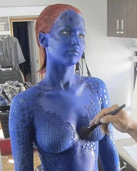 Mystique Jennifer Lawrence, Mystique Cosplay, Female Hero, Kate Upton, Alexandra Daddario, Kate Beckinsale, Sandra Bullock, Emma Roberts, Salma Hayek