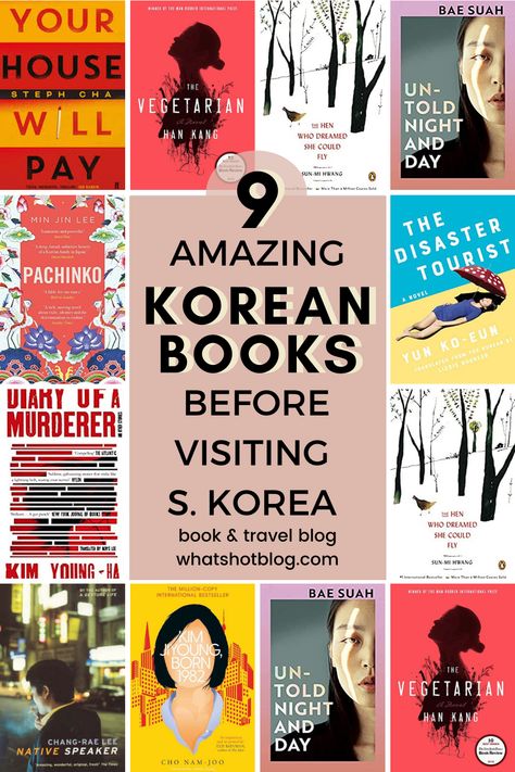 Here are 9 amazing Korean Books to read before you visit South Korea! These Korean novels in English are perfect for gaining a better understanding of Korean culture and are fantastic pieces of translated literature. #booklist #bookreview #books #korea Korean Books In English, Korean Novels In English, Korean Books To Read For Beginners, Korean Books To Read In English, Korean Books To Read, English Books To Read, Translated Books, Best Novels To Read, Korean Literature