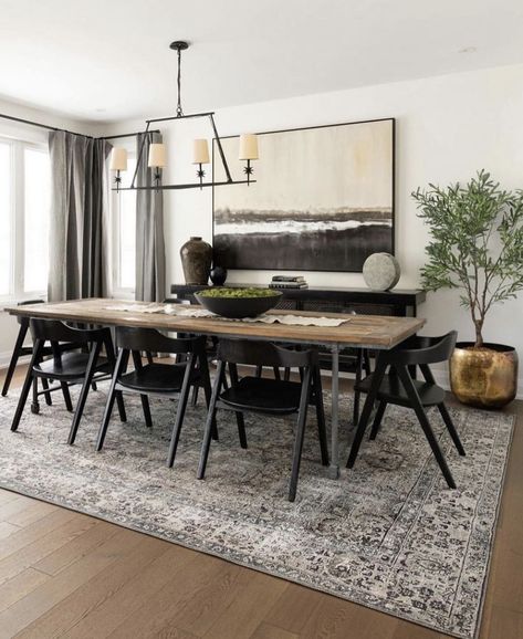 West Of Main, Dining Room Industrial, Dining Room Accents, Luxury Furniture Stores, Dinning Room Design, Style Deco, The Dining Room, Dining Room Inspiration, Linear Chandelier