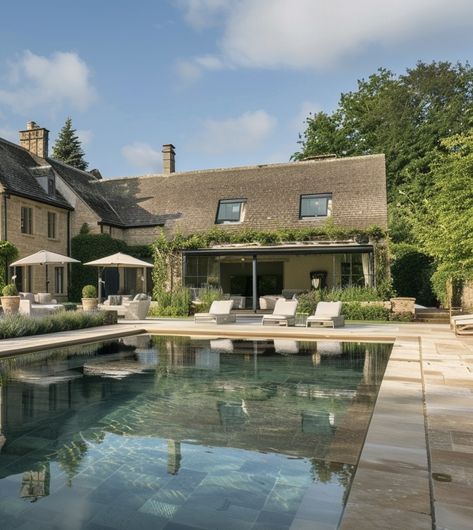 Introducing our clients' stunning Cirencester Country Home, located in the heart of The Cotswolds.⁠
⁠
Nestled in the picturesque Gloucestershire countryside near Woodmancote, Cirencester, stands this beautifully extended country home.  ⁠
⁠
#cirencester #stroudvalleys #cotswoldhomes #stroud #gloucestershire #cotswoldinteriordesign Cotswolds Home, Cotswolds House, Modern Cotswold House, Cotswold House, Country Cottage Interiors, London Townhouse, Farmhouse Interior, Farmhouse Exterior, Contemporary Aesthetic