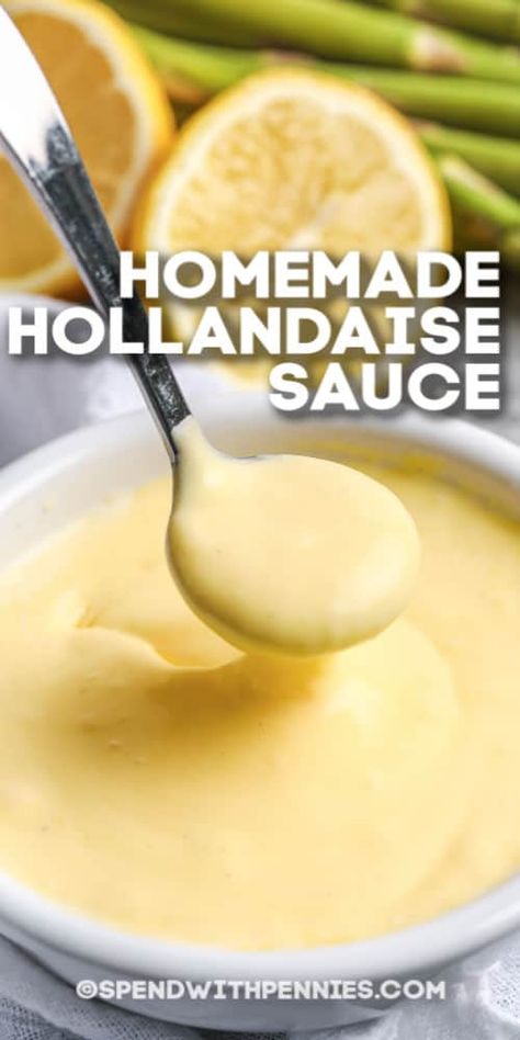 Salmon Hollandaise Sauce, Salmon With Hollandaise Sauce, Holindaise Sauce, Hollandaise Sauce Recipe, Egg Casseroles, Hollandaise Recipe, Easy Hollandaise, Easy Hollandaise Sauce, Homemade Hollandaise Sauce