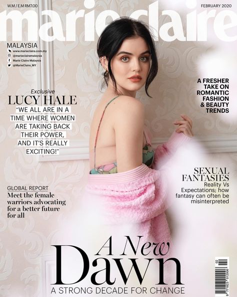 (5) Magazine Covers (@_MagazineCovers) / Twitter Marie Claire Magazine Cover, Glamour Magazine Cover, Best Fashion Magazines, Magazine Cover Ideas, Lucy Hale Style, Janel Parrish, Marie Claire Magazine, Ace Of Hearts, Fashion Magazine Cover