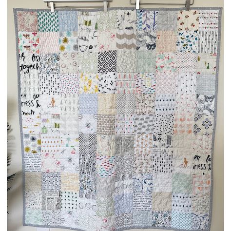 Library Quilts, Neutral Colored Quilt, Good Rainy Day, Low Volume Quilt, Neutral Quilt, Modern Quilt Blocks, Postage Stamp Quilt, Baby Patchwork Quilt, Make A Quilt