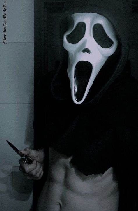 Spicy Ghostface Fanart, Hot Ghostface Fanart, Ghost Face Fanart, Scream Cosplay, Ghostface Cosplay, Ghostface Fanart, Dead By Daylight Fanart, Ghostface Mask, Scream Mask