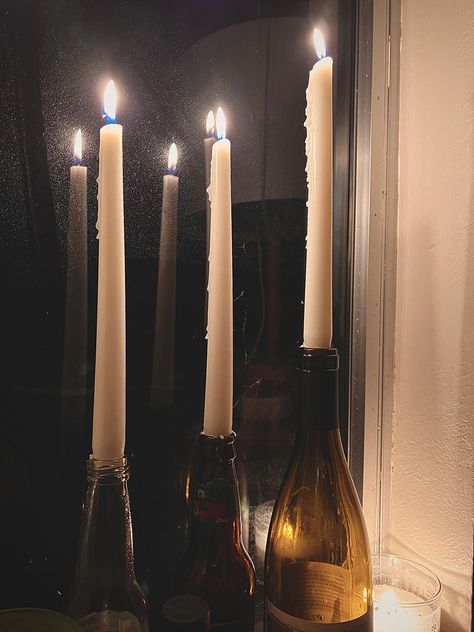 Stick Candles Aesthetic, Candlestick Decor Ideas, Claire Aesthetic, Candlestick Decor, Stick Candles, Aesthetic Candle, Candles Aesthetic, Candle Stick Decor, Candle Aesthetic