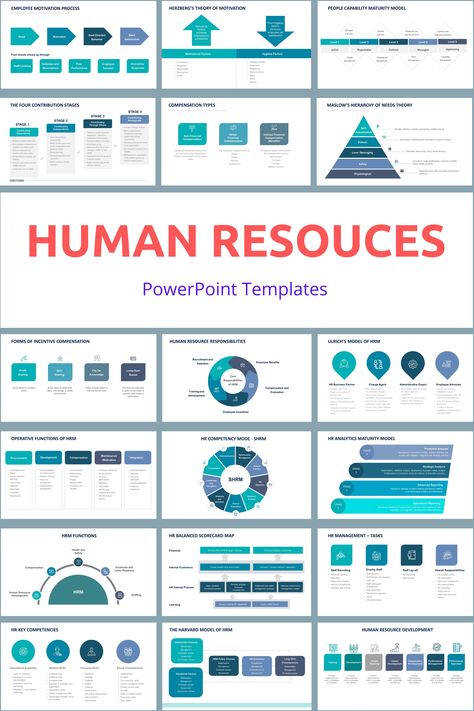 Human Resources (HR) PowerPoint Slide Templates - creative design business presentation templates in PowerPoint. Ready template, easy to edit. #HR #HumanResources #PowerPoint #Design #Creative #Presentation #Slide #Infographic #Template Hr Presentation, Instructional Design Templates, Human Resources Infographic, Dashboard Design Template, Powerpoint Slide Templates, Keynote Design, Website Developer, Infographic Powerpoint, Business Presentation Templates