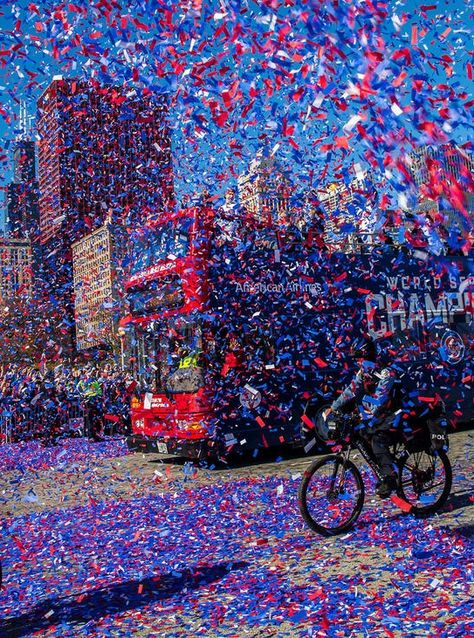 // Cubs World Series victory parade in Chicago,Nov 4,2016 Cubs World Series 2016, Chicago Cubs Aesthetic, Cubs Aesthetic, Baseball Tickets, Outdoors Tattoos, Design Humor, Chicago Cubs World Series, Chicago Sports Teams, Chicago Cubs Fans